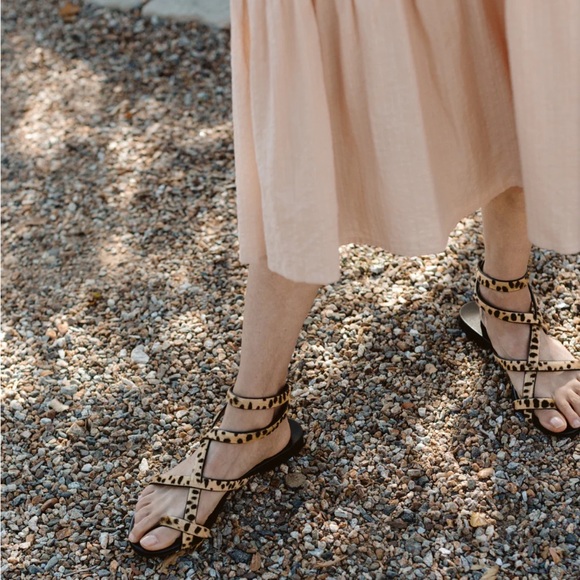 Jenni Kayne Pony Hair Strappy Sandal - Picture 4 of 9